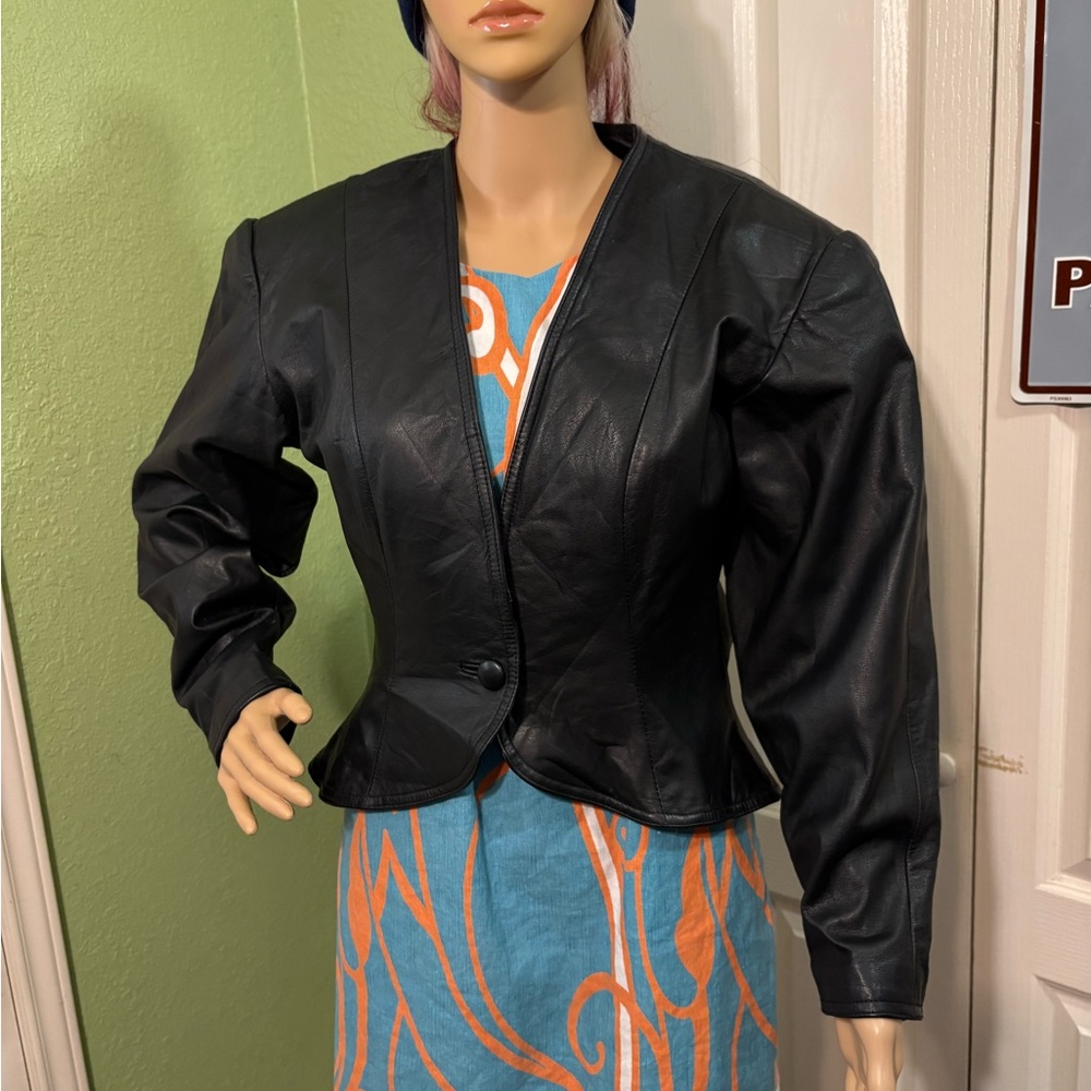 Terra Luna Cropped Leather Women's Jacket